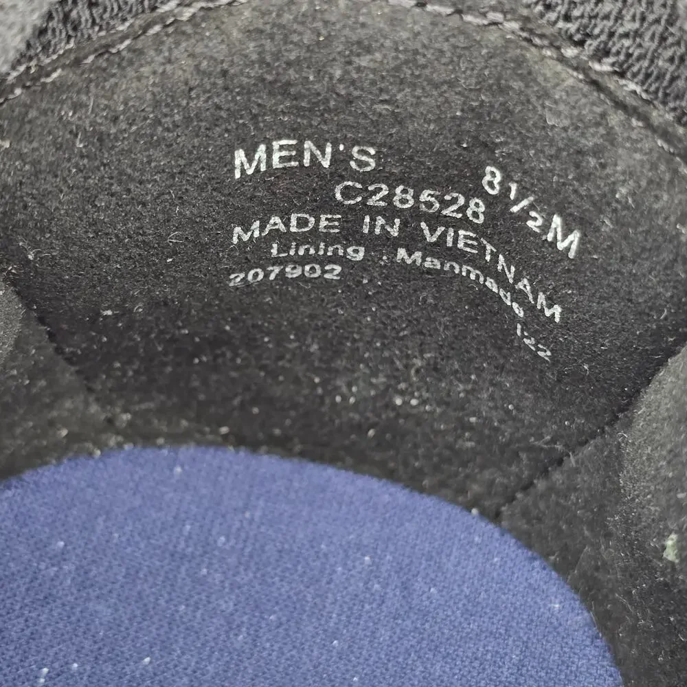 Cole Haan Grand Motion Shoes Mens 8.5 M Triple Black Stitchlite Leather Sneakers